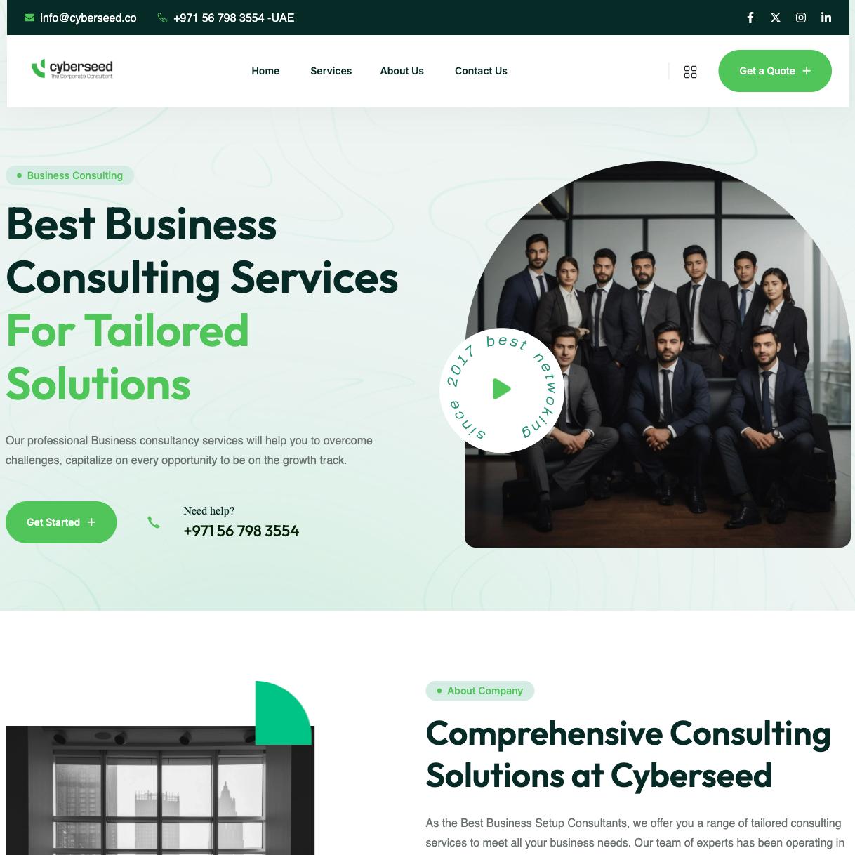 cyberseed website from codescap software solutions